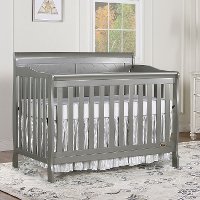 Storm Grey 5 in 1 Convertible Crib - Ashton