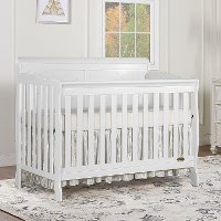 White 5 in 1 Convertible Crib - Ashton