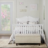 White 5 in 1 Convertible Crib - Kaylin-2