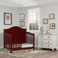 Cherry 5 in 1 Convertible Crib - Ella