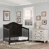 Charcoal 5 in 1 Convertible Crib - Ella