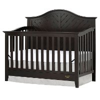 Charcoal 5 in 1 Convertible Crib - Ella-4