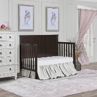Mocha Convertible 5-in-1 Crib - Alexa