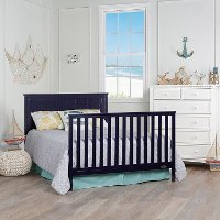 Navy Convertible 5-in-1 Crib - Alexa-3