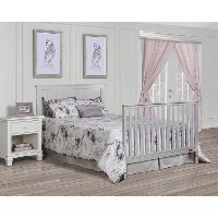 Pebble Grey Convertible 5-in-1 Crib - Alexa-2