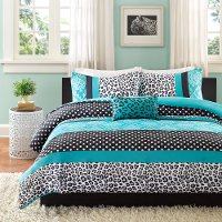 Chloe Teal Twin-Twin XL 3 Piece Bedding Collection-2