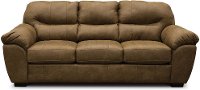Casual Contemporary Silt Brown Sofa Bed - Grant