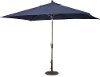6.5' x 10' Navy Blue Patio Umbrella