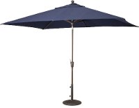 6.5' x 10' Navy Blue Patio Umbrella
