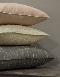 Smoke Euro Sham with Mini Flange - Taylor-3