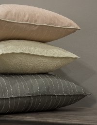 Ivory Queen Sham with Mini Flange - Fairmont-2