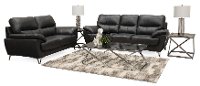 Contemporary Dark Gray 7 Piece Living Room Set - Galactica
