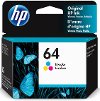 HP N9J89AN#140 HP Original 64 Tri-Color Ink Cartridge