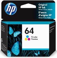 HP N9J89AN#140 HP Original 64 Tri-Color Ink Cartridge