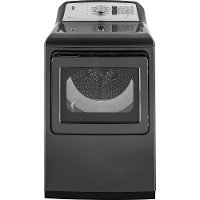 GTD75ECPLDG GE 7.4 cu. ft. Electric Dryer with HE Sensor Dry - Diamond Gray