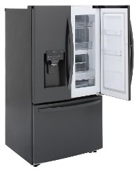 LFXS28566M LG 27.7 cu. ft. French Door-in-Door Smart Refrigerator - 36 Inch Matte Black Stainless Steel-2