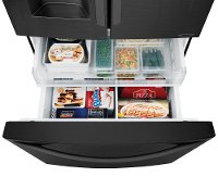 LFXS28566M LG 27.7 cu. ft. French Door-in-Door Smart Refrigerator - 36 Inch Matte Black Stainless Steel-5