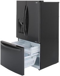 LFXS28566M LG 27.7 cu. ft. French Door-in-Door Smart Refrigerator - 36 Inch Matte Black Stainless Steel-6