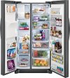 FGSC2335TD Frigidaire Gallery 36 Inch Counter-Depth Side-by-Side Refrigerator - Black Stainless Steel-2