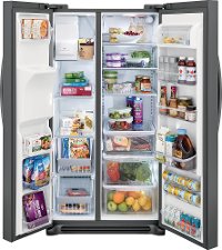 FGSC2335TD Frigidaire Gallery Counter Depth Side by Side Refrigerator - 22.1 cu. ft., 36 Inch Black Stainless Steel-2