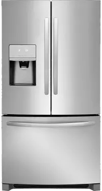 FFHD2250TS Frigidaire 21.7 cu ft French Door Refrigerator - Counter Depth Stainless Steel