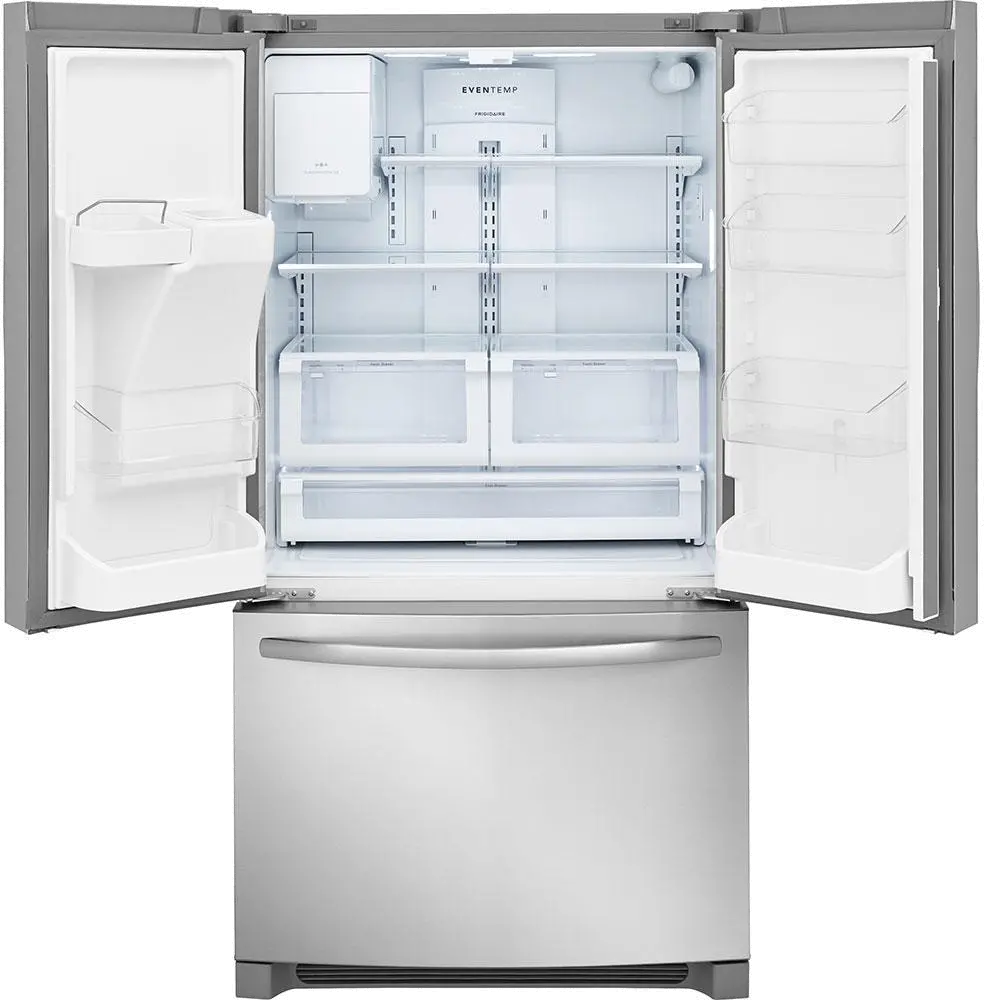 FFHD2250TS Frigidaire 21.7 cu ft French Door Refrigerator - Counter Depth Stainless Steel-2