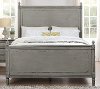 Clearance Classic Antique Gray Queen Size Bed - Aviana