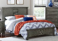 Casual Classic Gray Queen Bed - Garcia