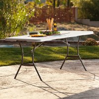 5011 Lifetime 6 Foot Fold in Half Folding Table
