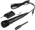 SC-902/BLACK 2 in 1 Wireless/Wired Professional Microphone