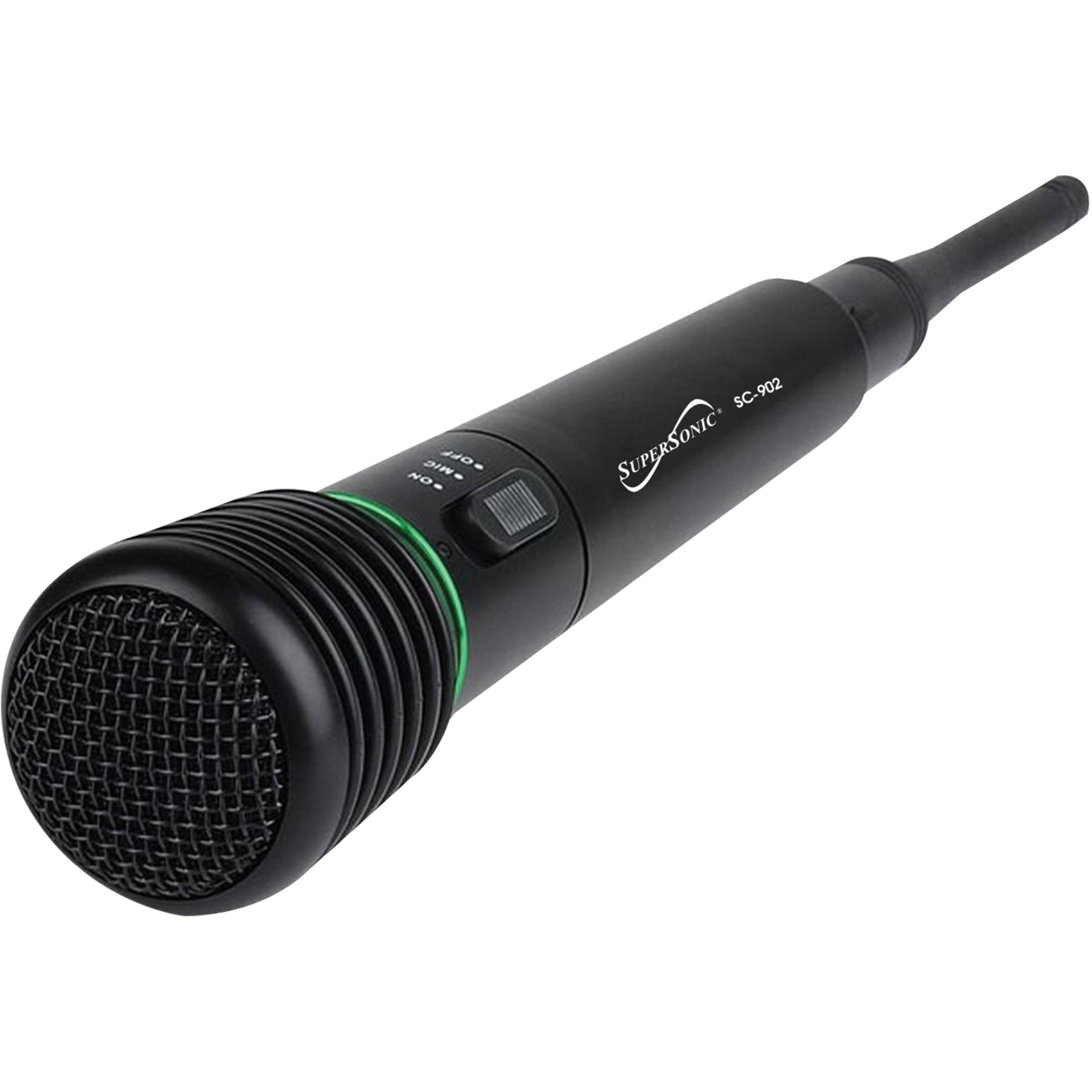 SC-902/BLACK 2 in 1 Wireless/Wired Professional Microphone-2