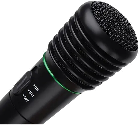 SC-902/BLACK 2 in 1 Wireless/Wired Professional Microphone-3