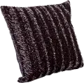 Silver Screen Throw Pillow with Dublin Pewter On Reverse
