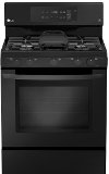 LRG3193BM LG 5.4 cu. ft. Gas Range with Self-Cleaning Convection Oven - Matte Black -1