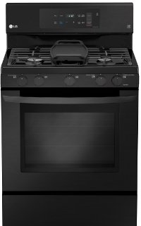 LRG3193BM LG 5.4 cu. ft. Gas Range with Self-Cleaning Convection Oven - Matte Black