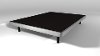 Clearance Gray Upholstered Twin Size Platform Foundation - Reflexx