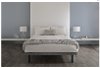 Gray Upholstered Queen Size Platform Foundation - Reflexx-2