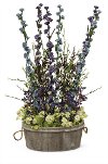 Clearance 26 Inch Purple and Blue Wild Flowers