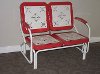 71550 Red Coral Glider - Retro Metal