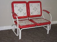 71550 Red Coral Glider - Retro Metal