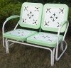 Lime Green Glider - Retro Metal