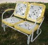 Yellow Glider - Retro Metal