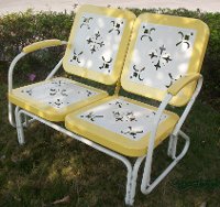 Yellow Glider - Retro Metal