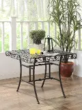 Metal Square Outdoor Patio Table - Ivy League