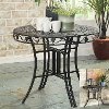 Metal Outdoor Patio Multi-Use Round Table - Ivy League