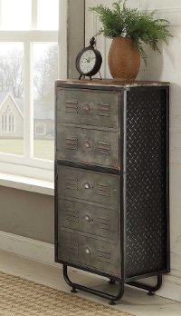 140209 2 Door Industrial Bookcase - Locker