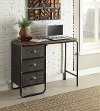 Industrial Desk with 3-Drawers - Locker