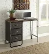 Industrial Desk with 3-Drawers - Locker