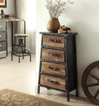 148019/4-DWR/CHEST Vintage Industrial 4-Drawer Chest - Urban Loft