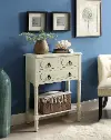 Buttermilk White 3 Drawer Living Room Chest - Simplicity